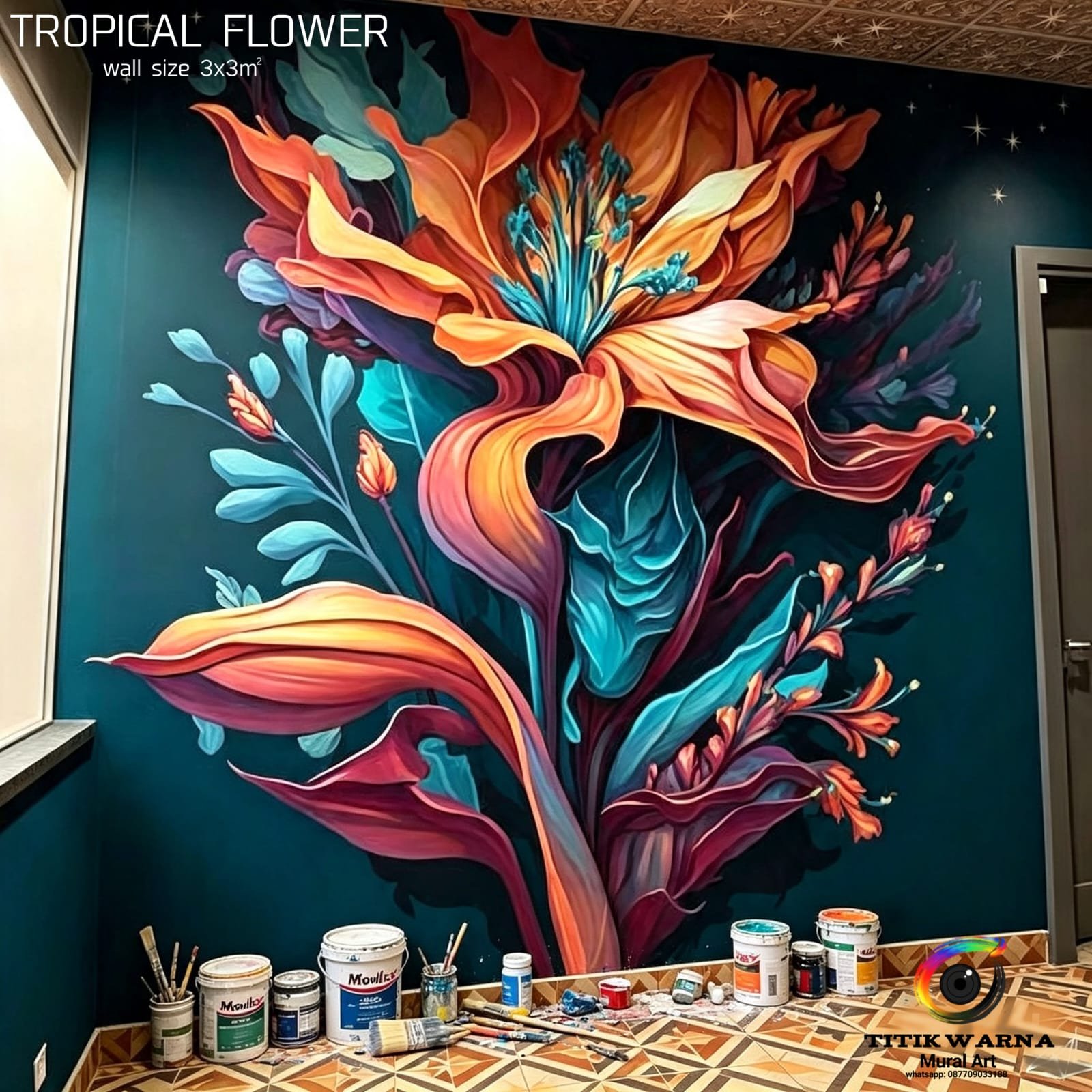Vibrant Giant Tropical Bloom